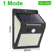 228 144 LED Solar Light Outdoor Solar Lamp PIR Motion Sensor Light Waterproof Solar Powered Sunlight for Garden Decoration - 1 Pieces 144 LEDs