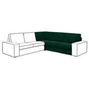 KIVIK corner section, Tallmyra dark green