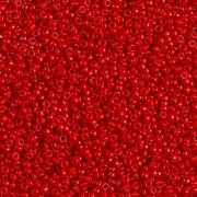 Opaque Red Miyuki Seed Beads 15/0 (15-91684-TB)