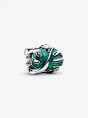 *New Authentic* Pandora Green Monstera Leaves Charm-793332C01
