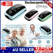 USB Rechargeable Finger Pulse Oximeter Blood Oxygen Monitor Heart Rate