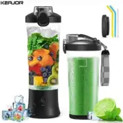 Portable Blender 600Ml Usb Rechargeable Fruit Mixer Smoothies & Fresh Juices New