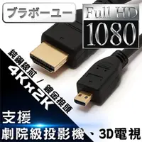 在飛比找momo購物網優惠-【百寶屋】Micro HDMI to HDMI 1.4版 影