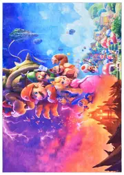 Super Mario Machine Washable Kids Mat