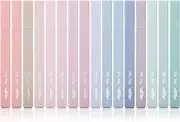 Mr. Pen- Aesthetic Highlighters, 16 pcs, Chisel Tip, Morandi Colors, No Bleed Bible Highlighter Pastel, Assorted Colors, Cute, Back to School Supplies