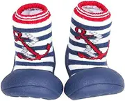Attipas Marine Anchor Pre Walker Baby Shoes, Red, X-Large