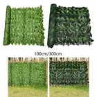 Artificial Leaf Privacy Fence Wall Screen, Faux Greenery Backdrop for Landscape