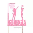 Cake Topper - Themed - 20+ Colours - NEXT DAY POST - Netball - Any Name & Age