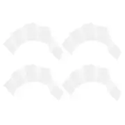 2Pair Silicone Swimming Gloves Webbed Swim Gloves Gear Paddle Fins White M