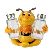 Kitchen China Salt and Pepper Set Bumble Bee