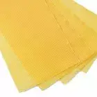 5Pcs Honeycomb Wax Frames Foundation Bee Hive Beekeeping Part Sheet Kit Yellow
