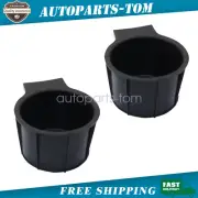 2 X Console Cup Holder Insert CC3Z-2813562-AA For 2011-2016 Ford F250 Super Duty