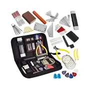 77 Pieces Guitar Maintenance Kit Repair Tool Set With Tote Bag Acoustic Guitar, Electric Guitar, St Photo Color