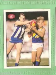1996 AFL SELECT STICKER #232 KANGAROOS & EAGLES, 1995 FINALS SERIES HIGHLIGHTS