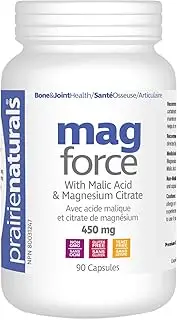 Prairie Naturals Mag Force Magnesium & Malic Acid Capsules, 90 Count