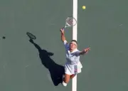 Steffi Graf of Germany at the US Open at the USTA National Tennis - Old Photo 2
