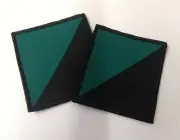 Genuine British Army Royal Irish Regiment Drop Zone TRF Sew On Patch 1 Pair