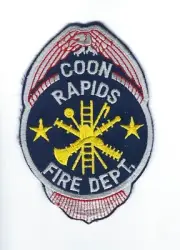 Coon Rapids (Anoka County) MN Minnesota Fire Dept. patch - NEW!