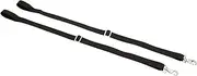 Elastic Leg Straps, Black - One Size