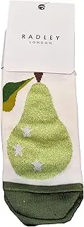[RADLEY] 1pk Perfect Pear Socks in Chalk, Dark Cherry, One size