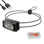 Nitecore NU25 400 UL Ultra Lightweight Headlamp, 400 Lumen USB-C Rechargeable...