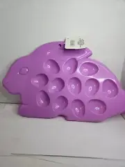 Easter Egg Holder Bunny Plate Set 2