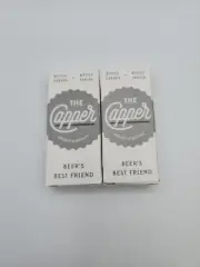 2 X W&P The Capper Bottle Opener & Sealer UNCAPS & RECAPS Compact SILVER