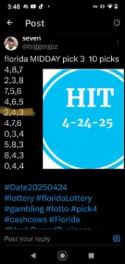 Florida Lottery Pack 4 Programs Numbers software CD for Windows 7 & 8 & 10