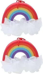BIUDECO Pcs Home Spa Bath Flowers Bubble Forming Balls Exfoliating Skin Scrubbers Safe Comfortable Bath Wipes