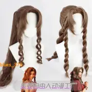 NEW Final Fantasy VII Remake FF7 Aerith Gainsborough Cosplay Long Hair Braid Wig