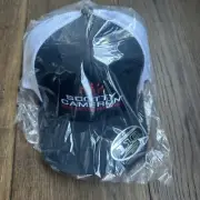 BRAND NEW SCOTTY CAMERON CROWN STACK FLEXFIT MESH TRUCKER SNAPBACK HAT NAVY