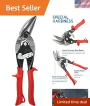 Aviation Snips Stainless Steel Offset Left Cut Heavy Duty Sheetmetal Tool