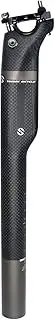 3K Carbon Seatpost Bike Seat Post 27.2MM/30.8MM/31.6MM Bicycle Seat Post Glossy/Matte Seat Tube Superlight Mountain Road Bike Seat Post Cycling Parts Length 350MM/400MM,Matte,27.2 * 350MM