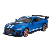 Catzon 1:32 FT500 Alloy Car Model with Pull-Back Functionality and Sound Light Effects-Blue