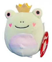 NWT Squishmallows 5" Inch FENRA Green Frog King Stuffed Animal Plush #1656