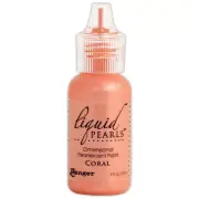 Liquid Pearls Dimensional Pearlescent Paint .5oz-Coral
