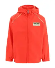 Gucci Kids Logo Patch Zip-Up Hooded Jacket 8Y Red