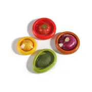 4Pcs Reusable Storage Containers for Fridge Holder Organizer for Fridge to Keep Fresh