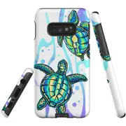For Samsung Galaxy S10e Case Tough Protective Cover Swimming Turtles