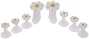 Silicone Toenail Separator Toe Stretcher Spacer Daisy Toe Divider Pedicure Manicure Tool 8PCS Foot Toe Spacers Manicure Toenail Stretcher Toe Separators Daisy Toe Divider