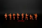 Unpainted 1/72 Modern Female Mercenaries Special Forces 8 Soldiers Resin Model