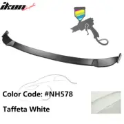 Fits 22-25 Honda Civic Hatchback IKON #NH578 Taffeta White Trunk Spoiler ABS (for: Honda)