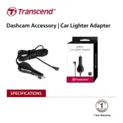 TRANSCEND TS-DPL2 Car Lighter Adapter for DrivePro, Micro-B (For DP230 / DP130 /