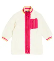 [Marc Jacobs Kids] Marc Jacobs Kids Logo faux fur coat Y 8 white