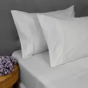 Algodon 500 Thread Count Australian Cotton Bed Sheet Set - Silver