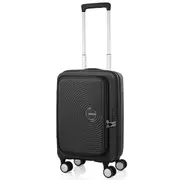 American Tourister Curio Book Opening 55 cm Expandable Carry-On Suitcase - Black