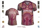 (XS One Hand) STATE OF ORIGIN - QLD One Hand INDIGENOUS JERSEY AP61