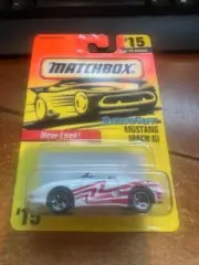 1997 Matchbox SuperFast Mustang Mach III #15 White/Red