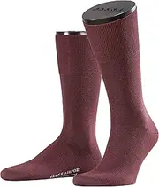 [FALKE] Herren Airport Socken Wolle Baumwolle Schwarz Grau viele weitere Farben verstärkte Herrensocken ohne Muster atmungsaktiv einfarbig 1 Paar
