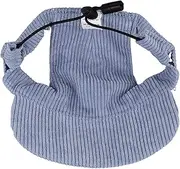 Dog Hat, Casual Outdoor Sun Protect Hood Cat Hat Dog Baseball Cap Sun Protect Summer Cap with Ear Holes for Small Pets (XL)